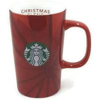 Vintage Starbucks Weihnachtsmischung Becher - 2014 Rote Latte Tasse von Midcenturymugs