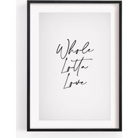 Whole Lotta Liebe Kunstdruck | Wandkunst Led Zeppelin Druck Poster von MiddleChildPrintShop