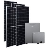 6 kW Photovoltaik-Kit bestehend aus einem 6 kW MIDEA MHELIOS FLEX-A Hybrid-Wechselrichter und einem 5 kWh MIDEA-Batteriepack + 14 EXE Solar TRITON 6 kW Photovoltaik-Kit bestehend aus einem 6 kW MIDEA MHELIOS FLEX-A Hybrid-Wechselrichter und einem 5 kWh MIDEA-Batteriepack + 14 EXE Solar TRITON von Midea