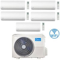 Klimaanlage Midea Xtreme WiFi R32 Penta-Split 9000 + 9000 + 9000 + 9000 + 9000 btu mit Außengerät M5OE-42HFN8-Q inverter Energieklasse a++/a+ Klimaanlage Midea Xtreme WiFi R32 Penta-Split 9000 + 9000 + 9000 + 9000 + 9000 btu mit Außengerät M5OE-42HFN8-Q inverter Energieklasse a++/a+ von Midea