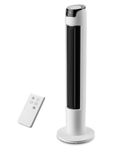 Midea FZ10-16AR Turmventilator mit Fernbedienung 110 cm,Standventilator mit Oszilation 60°,6 Geschwindigkeitsstufen 3 Lüftungs,12H Timer,weiß Midea FZ10-16AR Turmventilator mit Fernbedienung 110 cm,Standventilator mit Oszilation 60°,6 Geschwindigkeitsstufen 3 Lüftungs,12H Timer,weiß von Midea