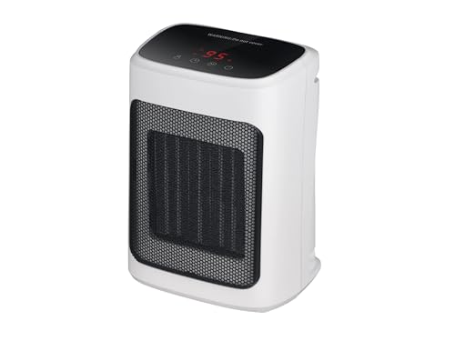 Midea Heizlüfter 2000 W Tischheizlüfter LED Display digitales Theromstat 24 Std. Timer Kippschutz Frostschutzfunktion Überhitzungsschutz Keramikheizelement von Midea