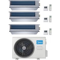 Midea Kanalklimaanlage Trial 9000 + 9000 + 9000 BTU mit E.U. M3OA-27HFN8-Q INVERTER Klasse A++/A+ Midea Kanalklimaanlage Trial 9000 + 9000 + 9000 BTU mit E.U. M3OA-27HFN8-Q INVERTER Klasse A++/A+ von Midea