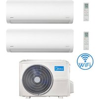 Xtreme Wifi R32 Dual Split Klimaanlage 12000 + 18000 btu mit eu. Wechselrichter M3OA-27HFN8-Q Klasse a++/a+ - Midea von Midea