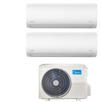 Dual split inverter klimagerät xtreme 12+18 serie mit m3of-27hfn8-q r-32 wi-fi integrated 12000+18000 btu - neu - Midea von Midea