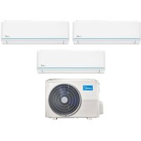 Midea - test-split-inverter-klimageräte serie evolution 9+9+9 mit m3of-27hfn8-q r-32 wi-fi optional 9000+9000 von Midea