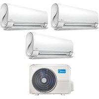 Midea - trial split inverter klimagerät breezeless+ serie 9+9+12 mit m3of-21hfn8-q r-32 wi-fi integrated 9000+9000+12000 - neu von Midea