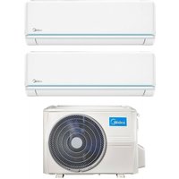 midea dual split inverter-klimagerät serie evolution 9+9 mit m2od-18hfn8-q r-32 wi-fi optional 9000+9000 von Midea