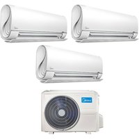 Midea Trial Split Inverter Klimagerät Serie BreezeleSS+ 12+12+12 mit M3OF-27HFN8-Q R-32 Wi-Fi Integrated 12000+12000 - Neu von Midea