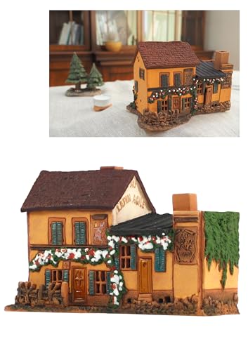 Midene Keramik Aroma Lichthaus, Handarbeit, Künstlerisches Miniatur, Cafe Lapin Agile in Monmartre, Paris, B331N von Midene