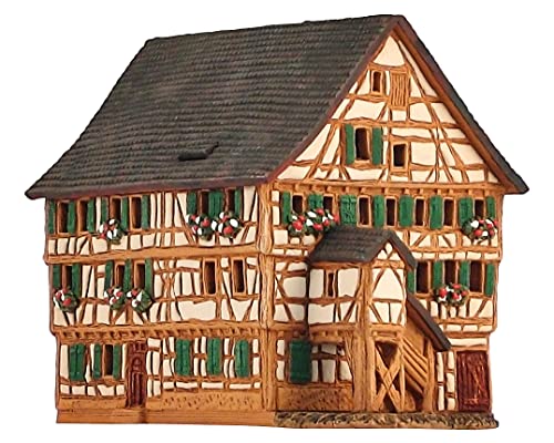 Midene Keramik Aroma Lichthaus, Handarbeit, Künstlerische Miniature, Nonnenhaus in Tübingen Deutschland, B317AR von Midene