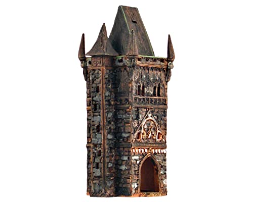 Midene Keramik Aroma Lichthaus, Handarbeit, Künstlerisches Miniatur, Historisches Altes Brückenturm in Prag, Tschechien, B313N von Midene