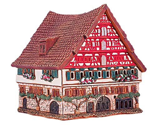 Midene Räucherstäbchenhalter aus Keramik, Kielmayer, Haus in Esslingen, R358 Midene Räucherstäbchenhalter aus Keramik, Kielmayer, Haus in Esslingen, R358 von Midene