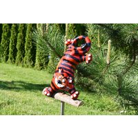 Gartenstecker Keramik Katze Dekor Rasenstecker Frostsicher Handgemacht Handbemalt Von Midene Art Studio von MideneArtStudio