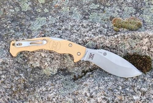 Midgards-Messer EDC Kukri schwarz/ocker (ocker) von Midgards-Messer