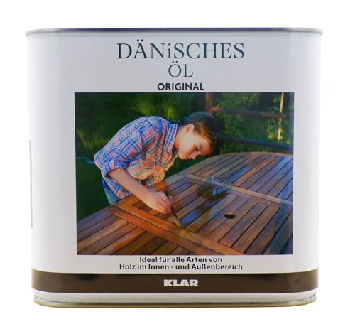 Danish Oil Dänisches Öl, 2,5 l, für alle Holzarten innen und außen, farblos Danish Oil Dänisches Öl, 2,5 l, für alle Holzarten innen und außen, farblos von Midi Decor