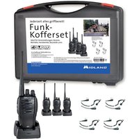 Midland G10 Pro PMR 4er Handwerker-Koffer C1107.S2 PMR-Funkgerät 4er Set Midland G10 Pro PMR 4er Handwerker-Koffer C1107.S2 PMR-Funkgerät 4er Set von Midland