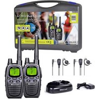 Midland G7 Pro 2er Kofferset, PMR446 Doppelstandlader, MA24-L Headsets C1090.18 PMR-Handfunkgerät 2 von Midland