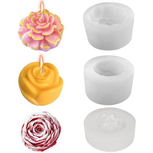 Midnadiy 3 Stück Jumbo kerzen gießen formen, Weiches kerzenformen silikon, glatte Oberfläche Gießform Blume, Perfekt für die Herstellung Von Handgemachten Duftkerzen, Seifen, Gips, Harz Und Handwerk Midnadiy 3 Stück Jumbo kerzen gießen formen, Weiches kerzenformen silikon, glatte Oberfläche Gießform Blume, Perfekt für die Herstellung Von Handgemachten Duftkerzen, Seifen, Gips, Harz Und Handwerk von Midnadiy