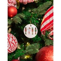 Schokolade Nussknacker Ballett Keramik Ornament _Full_Circle von MidnightReflections1