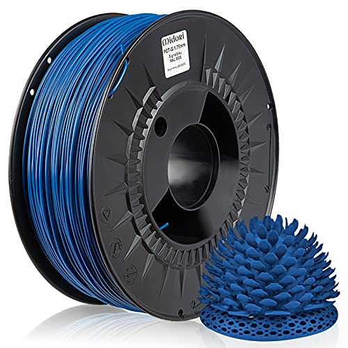 Midori® PETG Filament | 20 Stück, 1,75mm 3D-Drucker-Filament 1kg Spule in Signalblau | Verwicklungsfreies Filament für 3D-Drucker & Stift von Midori