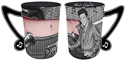Elvis Presley Tasse mit Musiknoten-Griff von Midsouth Products