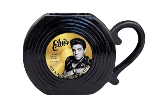 Mid-South Products Elvis Presley Tasse, Schallplattenform von Midsouth Products