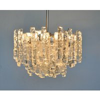 Kalmar Franken Eisglas Pendant Ära Canton Midcentury 60Er 70Er Kronleuchter Space Age Design Kalmar Franken Eisglas Pendant Ära Canton Midcentury 60Er 70Er Kronleuchter Space Age Design von Midtage