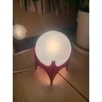 Sputnik Stil Space Age Deckenlampe Deutsche 50Er 60Er Midcentury Kugellampe von Midtage