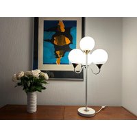 Sputnik Stil Space Age Deckenlampe Deutsche 50Er 60Er Midcentury Kugellampe von Midtage