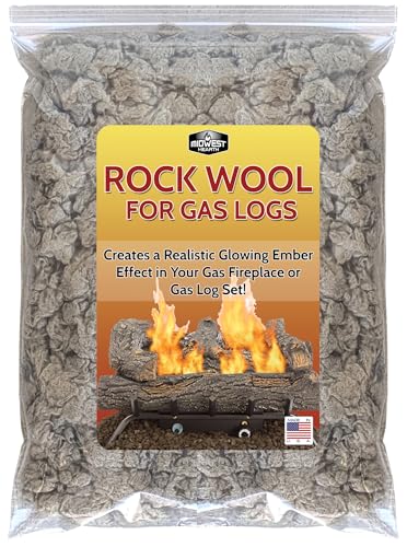 Midwest Herzen Rock Wolle für Gas Log – 6 Oz Tasche Midwest Herzen Rock Wolle für Gas Log – 6 Oz Tasche von Midwest Hearth