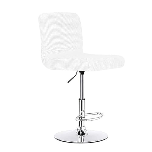 Barhocker Bezug, Bar Stuhlhussen 1er 2er 4er Oder 6er Set Büro Hochlehner Stuhlbezug，Stretch Jacquard für Universal Boss Drehstuhl Esszimmer Hochzeit Party Hotel Bankett ( Color : BD2 , Size : 4PCS ) von Miecoae