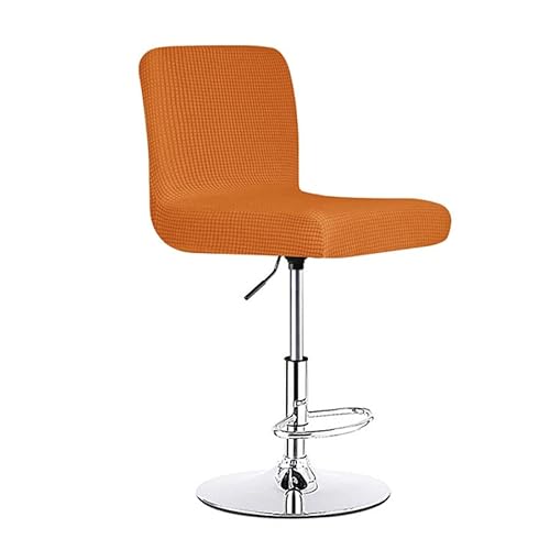 Barhocker Bezug, Bar Stuhlhussen 1er 2er 4er Oder 6er Set Büro Hochlehner Stuhlbezug，Stretch Jacquard für Universal Boss Drehstuhl Esszimmer Hochzeit Party Hotel Bankett ( Color : BD4 , Size : 4PCS ) von Miecoae