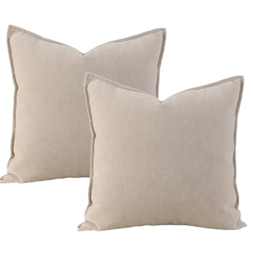 Kissenbezug 40x40 80x80 50x70 Dekorative Sofakissen Deko Moderne Kissenhüllen Dekokissen Weicher Zierkissenbezug für Wohnzimmer Sofa Schlafzimmer 2er Set(P13,Set of 2 40x40 cm) von Miecoae