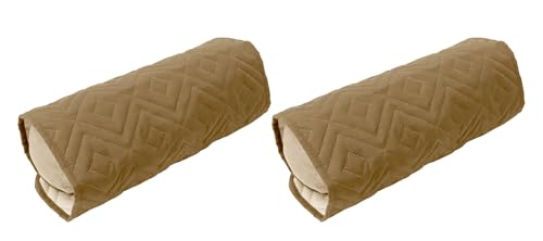 Kopfstützenabdeckung Für Relaxsessel Kopfstützenbezug Sofasitz Armlehnenbezüge Für Couch Sofa Armlehnen Bezug Überzug Armbezug Kopfstützenschutz Armrest Cover(Kamel,2 Piece) von Miecoae