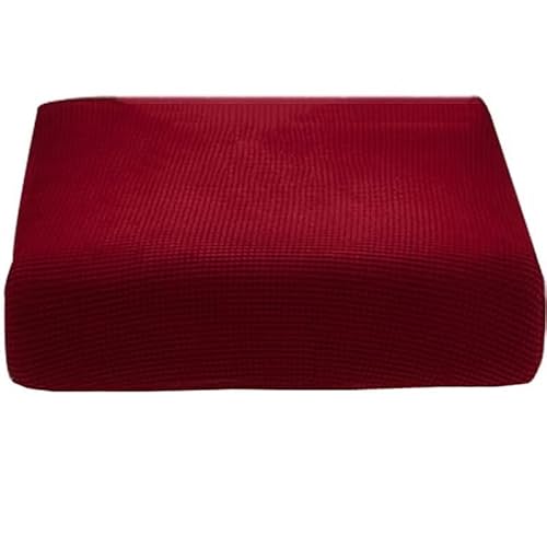 Miecoae Bezug Hocker Quadratisch Rechteckig Hocker überzug Beige/Grau Schonbezug Bezug Für Fußhocker Stretch Ottomane Abdeckung Hockerabdeckung (Color : #12, Size : 65-90cm/26-35in) von Miecoae