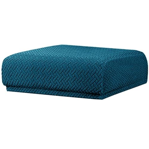 Miecoae Hockerbezug Stretch Barhocker Bezüge Rechteckige Waschbar Schminktisch Hocker Bezüge Thekenhocker Bezüge Abdeckung Hockerabdeckung(B11) von Miecoae