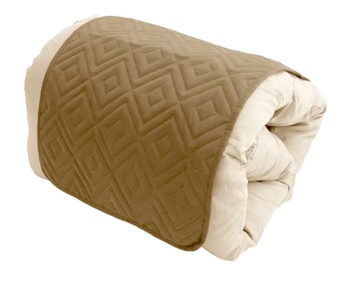 Miecoae Kopfstützenabdeckung Für Relaxsessel Kopfstützenbezug Sofasitz Armlehnenbezüge Für Couch Sofa Armlehnen Bezug Überzug Armbezug Kopfstützenschutz Armrest Cover(Kamel,1 Stück) von Miecoae