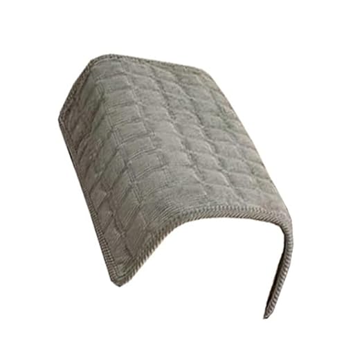 Miecoae Sesselauflage Relax mit Armlehnen，Sessel Überwurf Warm und Weich zur Schonung der Polster 50x50cm 50x100cm Anti-Rutsch Antifouling Waschbar(Hellgrau,55X55CM) von Miecoae