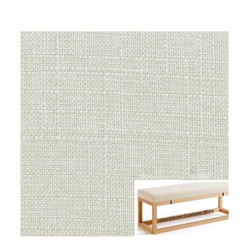 Miecoae Sitzpolster Bezug Outdoor Maßgeschneidert Individuelle Maßfertigen Nach Maß Polsterbezug Kissenbezüge Sitzkissenbezug Bankkissenbezug Für Indoor Mit Rutschfester(Round 50 cm) von Miecoae