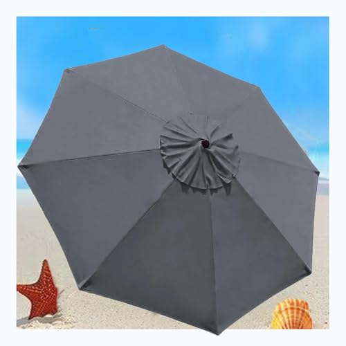 Miecoae Sonnenschirm Ersatzbezug 2m 2.3m 2.5m 2.7m 3.0m 3.5m 6 Rippen/8 Rippen, Ersatz-Bezug, Sonnenschirmbezug für Gartenschirm Terrassenschirm Sonnenschirm Ersatzbezug(W1,6 Ribs- 8.8 FT 270 cm) von Miecoae