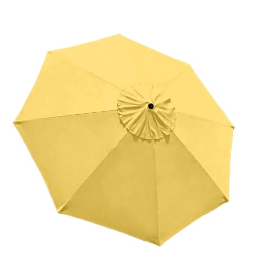 Miecoae Sonnenschirm Ersatzbezug 2m 2.3m 2.5m 2.7m 3.0m 3.5m 6 Rippen/8 Rippen, Ersatz-Bezug, Sonnenschirmbezug für Gartenschirm Terrassenschirm Sonnenschirm Ersatzbezug(W10,6 Ribs- 8.8 FT 270 cm) von Miecoae