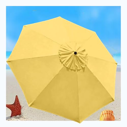 Miecoae Sonnenschirm Ersatzbezug 2m 2.3m 2.5m 2.7m 3.0m 3.5m 6 Rippen/8 Rippen, Ersatz-Bezug, Sonnenschirmbezug für Gartenschirm Terrassenschirm Sonnenschirm Ersatzbezug(W10,8 Ribs- 8.2 FT 250 cm) von Miecoae