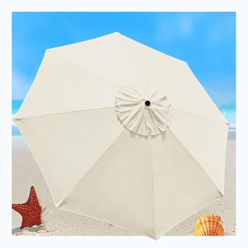 Miecoae Sonnenschirm Ersatzbezug 2m 2.3m 2.5m 2.7m 3.0m 3.5m 6 Rippen/8 Rippen, Ersatz-Bezug, Sonnenschirmbezug für Gartenschirm Terrassenschirm Sonnenschirm Ersatzbezug(W15,8 Ribs- 9.8 FT 300 cm) von Miecoae