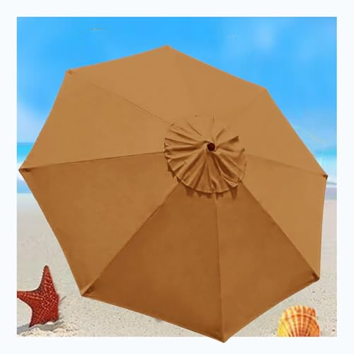 Miecoae Sonnenschirm Ersatzbezug 2m 2.3m 2.5m 2.7m 3.0m 3.5m 6 Rippen/8 Rippen, Ersatz-Bezug, Sonnenschirmbezug für Gartenschirm Terrassenschirm Sonnenschirm Ersatzbezug(W8,8 Ribs- 8.8 FT 270 cm) von Miecoae