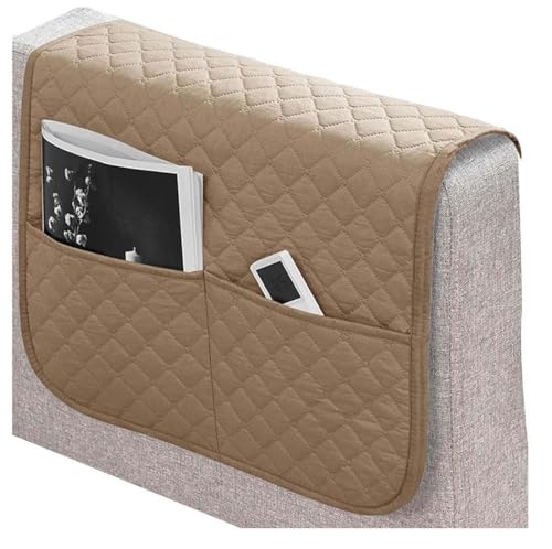 Sofa Arm Cover Sesselbezüge Für Ohrensessel Relaxsessel Armlehnenbezüge Verstellbar Rutschfest Armlehnenschoner Armkappen Stuhl Sessel Couch Lehnenüberwurf Sesselschoner Weiche Möbelschutz(Khaki) von Miecoae