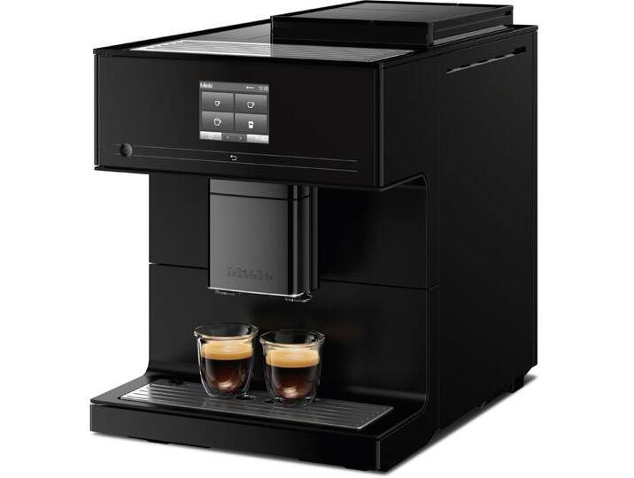 MIELE Kaffeevollautomat CM 7750 125 Edition , schwarz (obsidianschwarz matt), B:31,1cm H:42cm T:44,5cm, Kaffeevollautomaten von Miele
