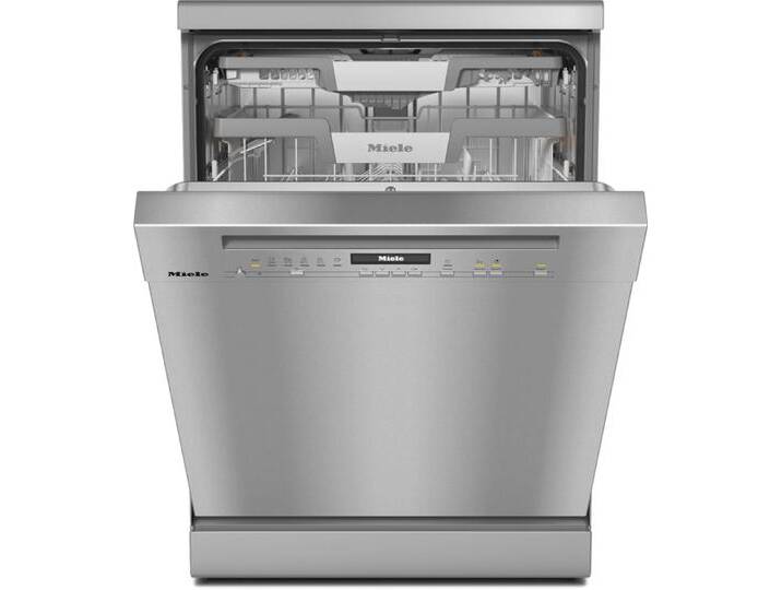 MIELE Standgeschirrspüler G 7210 SC Front , A (A-G), silber (silberfarben), B:59,8cm H:84,5cm T:60cm, Geschirrspüler von Miele