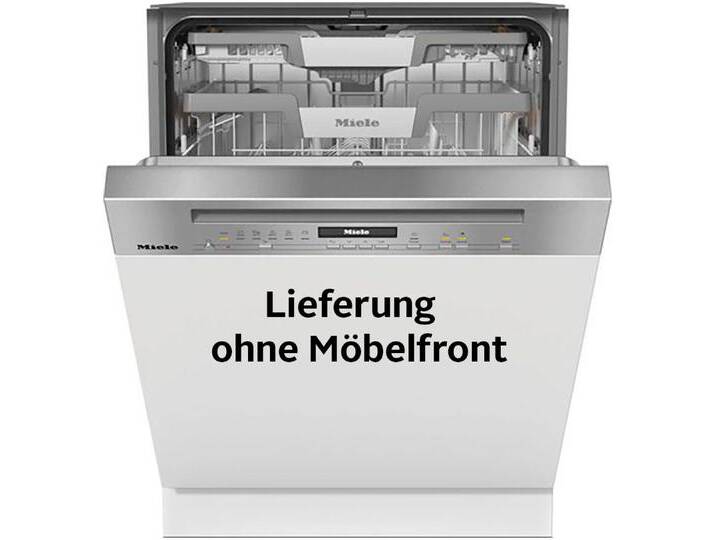 MIELE teilintegrierbarer Geschirrspüler G7131 SCi AD 125 Edition , B (A-G), silber (silberfarben), B:59,8cm H:80,5cm T:57cm, Geschirrspüler von Miele
