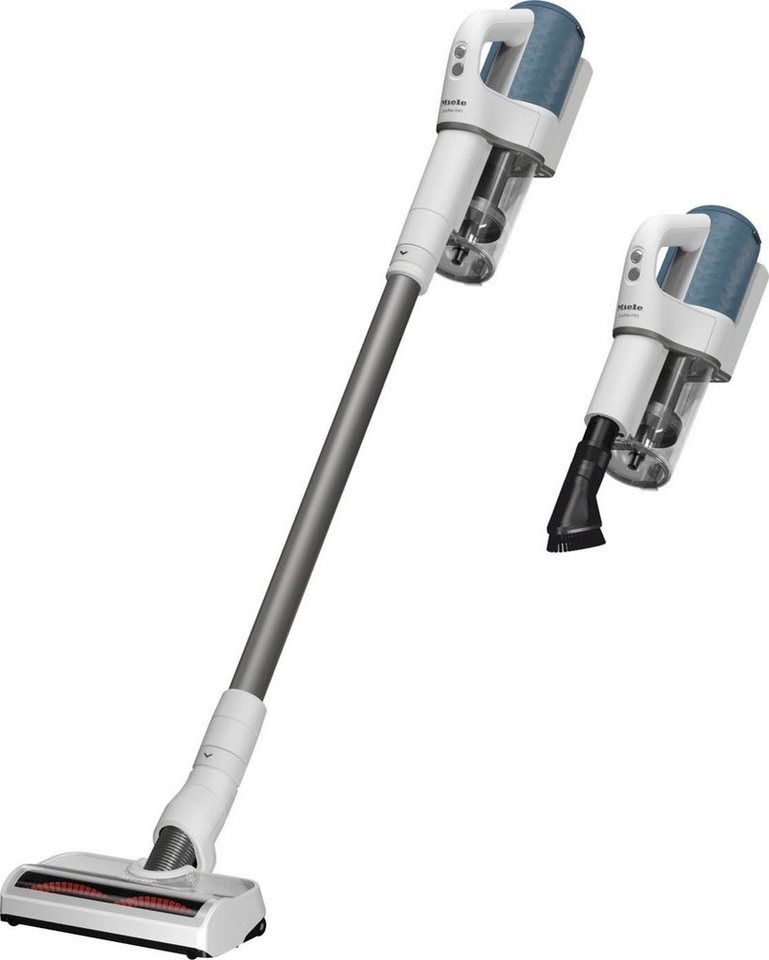 Miele Akku-Handstaubsauger Duoflex HX1 Akku Staubsauger, beutellos, 2in1-Funktion, 3,15 kg leicht, Brilliantweiß/Spacegrey/Nordicblau von Miele